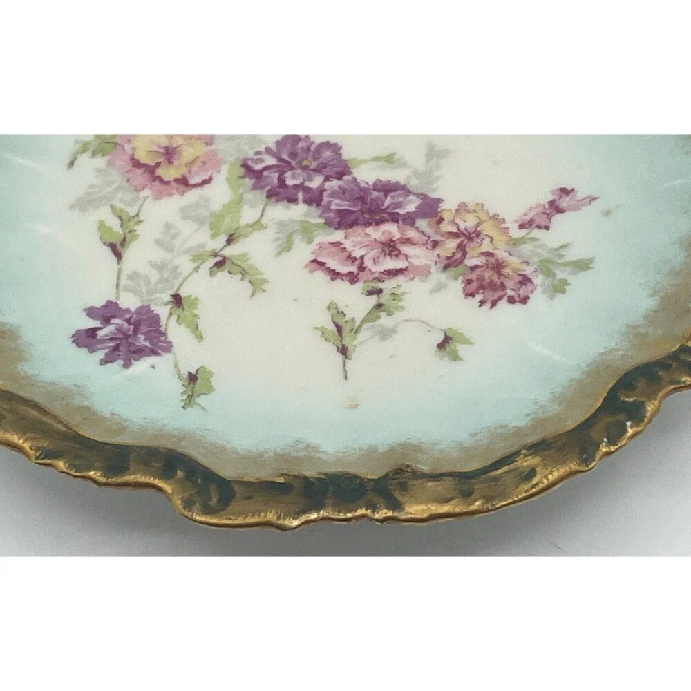 Set Of 5 Antique COIFFE Barny & Rigoni Limoges Plates 7